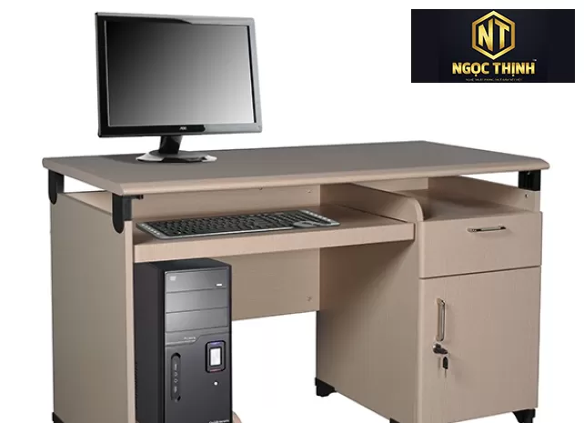 Bàn máy tính mặt chữ nhật Hòa Phát NTM120S